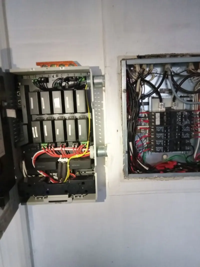 Electrical panel upgrade completed for Commercial Electrician Services in Marengo